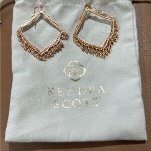 Kendra Scott Rose Gold Geometric Earrings